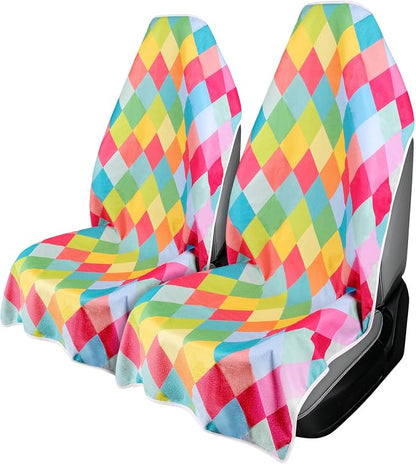 Waterproof Car Seat Cover Towel | Sweat-proof, Universal Fit for SUV & Truck, For Gym, Yoga, Pets, Beach, Non-Slip, Microfiber Fabric, Machine Washable by DREAMANIA