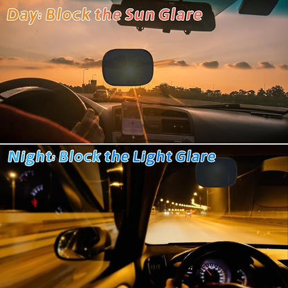 Car Window Shade for Sun Glare, 2 Pack Mini Car Sun Shade Semi-Transparent Cling Side Window Blocker, Mesh Window Shades for Driver/Passenger 9.2"x6.9" Universal Fit - Image 3