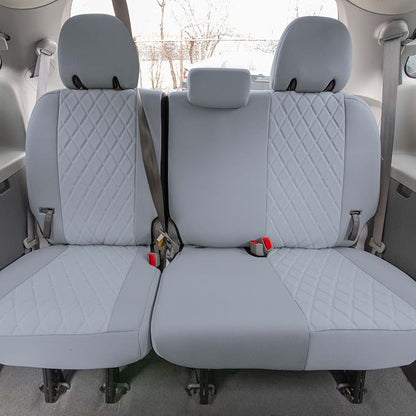 FH Group Custom Fit Car Seat Covers Specifically Made for 2011-2020 Toyota Sienna 7 Seater with Ultraflex Neoprene Water Resistant Automotive Seat Covers - Full Set Solid Gray - Image 7