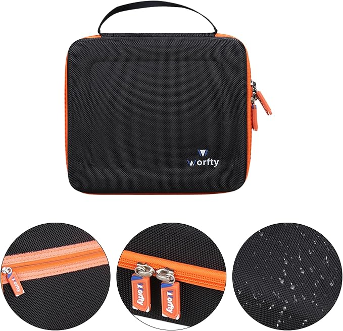 Hard Travel Case for KMM Handheld Car Vacuum Cleaner, Portable Auto Vacuum Cleaner Accessories Storage Bag Carrying EVA Case for KMM LT-117 9000Pa Air Duster - Image 9