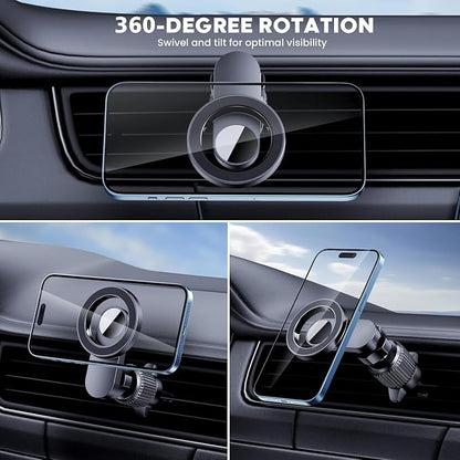 Car Phone Holder for Magsafe [3700gf Magnetic] 360° Adjustable Cell Phone Mount, Phone Holders for Your Car Accessories Pad Phone Holder for iPhone 17-12 Series - Image 3