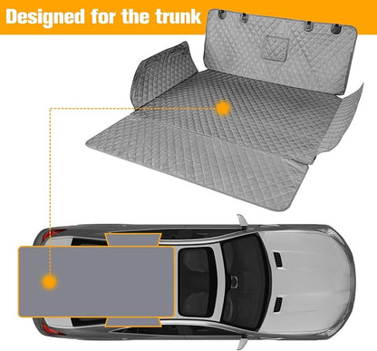 SUV Cargo Liner for Dogs, Trunk Cover with Bumper Flap Protector | Waterproof Pet Cargo Cover with Side Flaps, Dog Car Seat Cover with Non-Slip Mat, Prevents Scratches, Pet Hair, Mud, and Dirt - Image 2