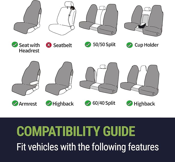 Season Guard Waterproof Towel Seat Cover, Universal Fit Non-Slip Font Cover - Image 7