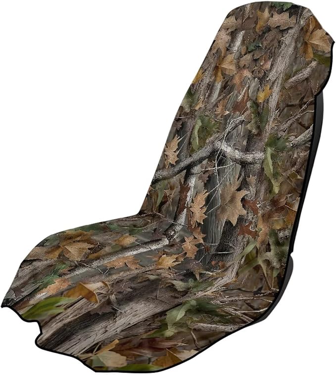 SEANATIVE Car Towel Seat Covers Auto Seat Towel Protector - Sweat Absorber for Family Road Trips Sports Swimming Hiking, Camo Hunting Print Automotive Seat Protector Car Interior Accessories by SEANATIVE