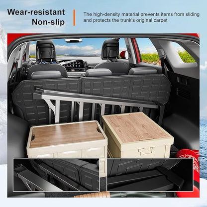 powoq Fuel&Hybrid Cargo Liner Compatible with 2023-2026 KIA Sportage Trunk Mat Cargo Mat Seat Back Protector TPE Mat (Not Fit PHEV) Replacement for 2023-2026 Kia Sportage Accessories (Backrest Mat) - Image 4