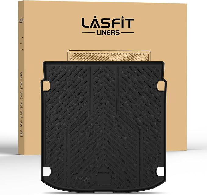 LASFIT Cargo Mat for Audi A5/S5 2025-2026(New Body), Custom Fit All-Weather TPE Trunk Mat for Audi Accessories, Waterproof, Easy to Clean, Black by LASFIT