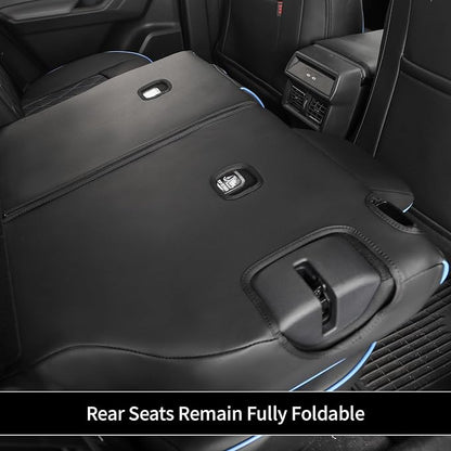 EKR Rav4 Seat Covers Custom Fit for Toyota Rav4 (Hybrid) LE/XLE Premium 2026, Leather Car Seat Cover Full Set for SUV,Faux Leather(Black with Blue Piping) - Image 7