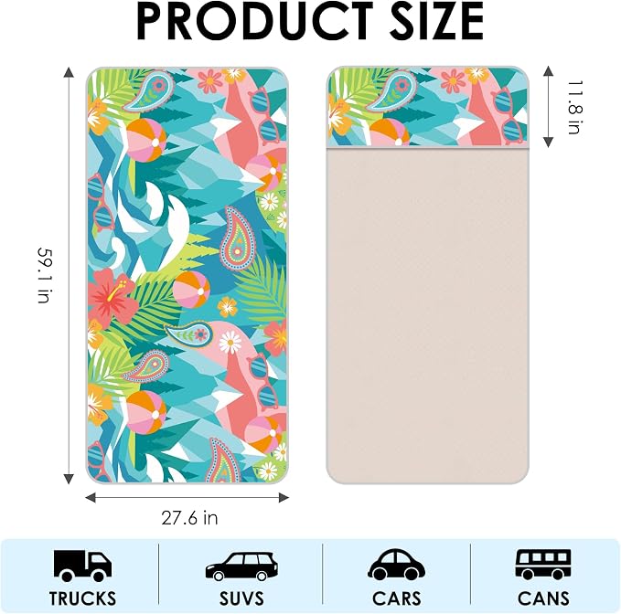 Waterproof Car Seat Cover Towel | Sweat-proof, Universal Fit for SUV & Truck, For Gym, Yoga, Pets, Beach, Non-Slip, Microfiber Fabric, Machine Washable - Image 7