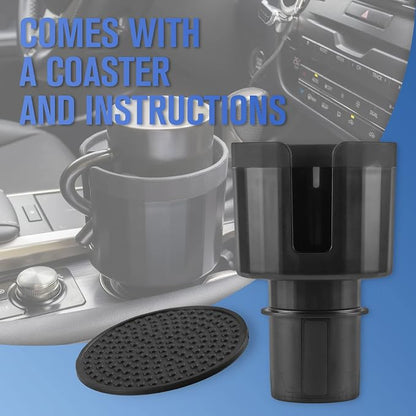 alpmosn Car Cup Holder Expander with Adjustable Base, Large Bottles & Big Drinks Diameter in 3.2"-4.0" Car Interior Accessories Fit for Vehicles, RV's, Trucks - Image 5