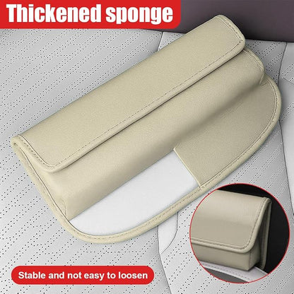 Car Seat Gap Filler Organizer with Lid, Universal Leather Auto Front Seat Storage Box, Adjustable Car Center Console Side Pocket for Phones, Keys, Glasses, Cards, No Seat Belt Block (Gray) - Image 5