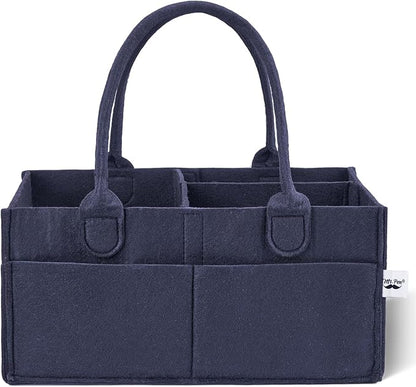 Mr. Pen- Baby Diaper Caddy Organizer, Navy Blue | Nursery Storage Bin and Car Organizer for Diapers and Baby Wipes by MrPen