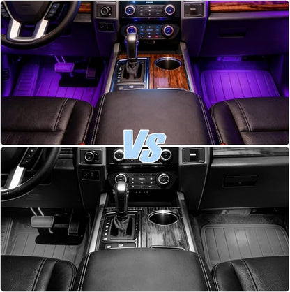 LED Lights for Car,Ambient Lights for Car,Car Footwell Lights,Car Ambient Light,16 Million Colors Music Sync,DIY Mode Multicolor LED Interior Lights for Cars,Trucks,SUVs,12V Power - Image 7