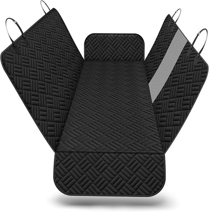 Dog Car Seat Cover for Back Seat, Waterproof 600D Oxford Dog Hammock | for Cars/SUVs/Trucks, Non-Slip Scratch Proof Pet Car Seat Protector with Mesh Window, Easy to Clean & Install, 54 Inch by Unknown