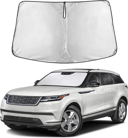 Autovir Windshield de Fit for 2017-2026 Land Rover Range Rover Velar | Sun Shade, Front Car Window Shades Sun Visor, Blocks UV Rays & Heat, Car Accessories by Autovir