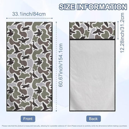 SEANATIVE Duck Hunting Car Cushion Towels Absorbent Towel for Car Seat Scratch-Resistant Automotive Seat Covers Breathable Sweat Towels for Yoga & Hot Weather Driving - Image 7