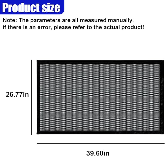 Magnetic Car Sunroof Sun Shade Breathable Mesh (39.6 × 26.77 in) | UV Protection Auto Moonroof Screen Cover, Universal Quick Install Vehicle Window Mesh Bug Net Accessory for Camping, Parking - Image 2