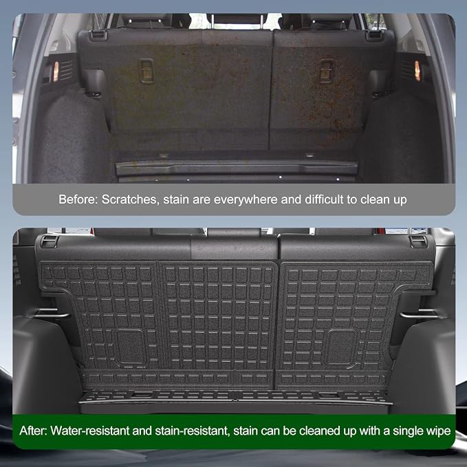 xipoqix Backrest Mats Compatible with 2017-2022 Honda CRV | Back Seat Protector TPE Cargo Mat Replacement for 2017 2018 2019 2020 2021 2022 Honda CR-V Accessories (Backrest Mats) - Image 3