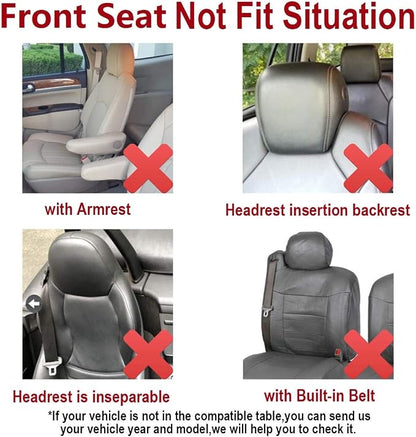 Flying Banner Car Seat Covers 2 Front Seats Mesh Fabric Splicing Polyester Cover Black with Green Color - Image 3