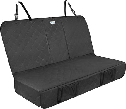 ALLANSING Upgraded 900D Heavy Duty Dog Back Bench Seat Cover for Large SUVs, Car Seat Protector, Seatbelt & Armrest Compatible, Waterproof & Non‑Slip for Dogs & Kids by CARS%C2%B7DOGS%C2%B7SING