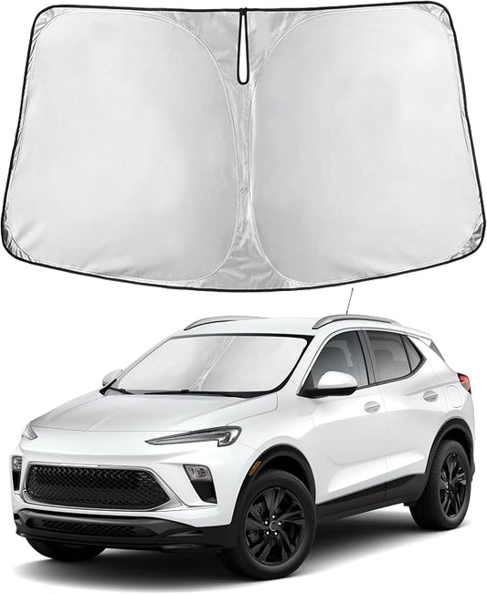 Autovir Windshield Sun Shade Fit for 2020-2024 2025 2026 Buick Encore Gx | Sunshade, Front Car Window Shades Sun Visor, Blocks UV Rays & Heat, Car Accessories by Autovir