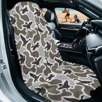 SEANATIVE Duck Hunting Car Cushion Towels Absorbent Towel for Car Seat Scratch-Resistant Automotive Seat Covers Breathable Sweat Towels for Yoga & Hot Weather Driving - Image 2