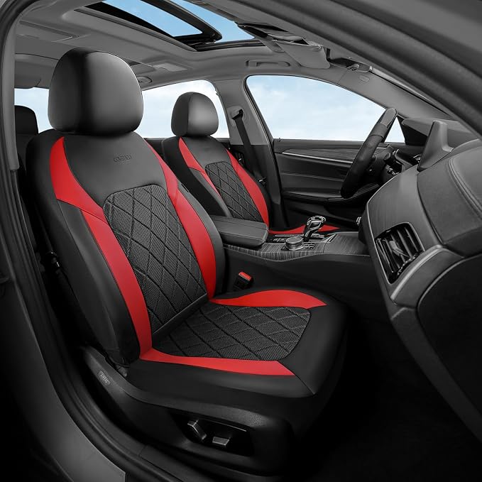 Coverado Car Seat Covers, Seat Covers Full Set, 5 Seats Automotive Seat Cover, Mesh Breathable Seat Protectors, Universal Fit for Most Cars - Image 8