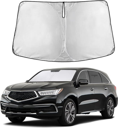 Autovir Windshield Sun Shade Fit for 2014-2018 2019 2020 Acura MDX | Sunshade, Front Car Window Shades Sun Visor, Blocks UV Rays & Heat, Car Accessories by Autovir