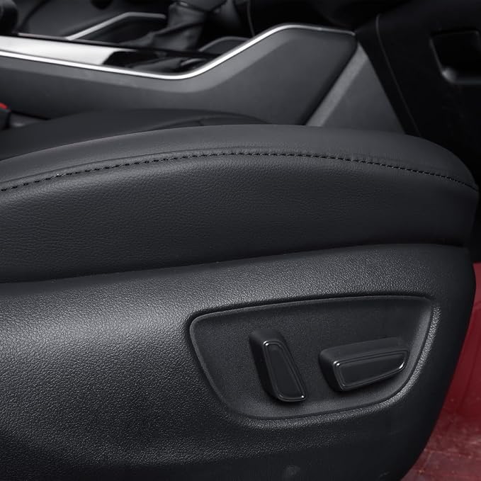 Full Set Car Seat Covers for Honda Odyssey 2018-2026,8-Seater,Faux Leather | for EX,EX-L,Elite,Touring,Sport,2nd Row 40/20/40 Split Seat,Luxury Waterproof Seat Protector,Fit Like A Glove(Black-Diamond) - Image 7
