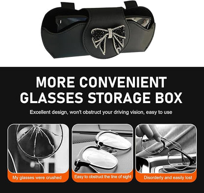 Sunglass Holder for Car Visor, Scratch-resistant Sunglasses Storage Holder, Sun Visor Storage Box Accessory - Image 7