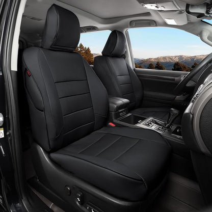 Ranaya Custom Fit Lexus Seat Covers for Lexus GX460 2012–2023 | for Base,Premium,Luxury,6-Passenger Full Set,(2nd Row Captain Chairs),Waterproof Leatherette, Pet & Kid Friendly,Black by Ranaya