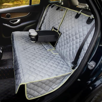 Car Seat Cover Waterproof Back Seat Cover for Kids and Dogs Without Smell Heavy Duty and Nonslip Rear Seat Protector Non Stick Fur Bench Seat Cover for SUV Van Easy to Install Machine Washable by iBuddy