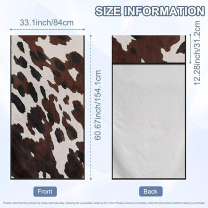 Cow Print Car Towel Seat Cover Breathable Front Seat Towel Cover with Storage Bag Cars Accessories Easy to Store for SUV Vans Sedans Trucks - Image 7