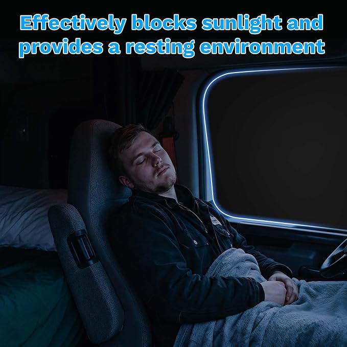 KUST Window Sun Shade for 2015-2026 Ford Transit Van High and Medium Roof (NOT fit for Low Roof), Interior Accessories Sunshade Full Coverage Window Shades Silver & Black Shade, 3-Pack - Image 7