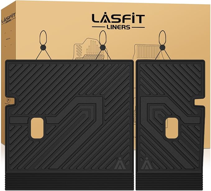 LASFIT Rear Seat Back Protector for Honda Civic 2022-2026 -Hatchback | 3D Laser Custom Fit For 22-26 Civic | Flexible Non-Curl Recyclable TPE | Anti-Slip & Easy Wash by LASFIT