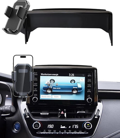PZK Car Phone Mount for 2019-2026 Toyota Corolla/Corolla Cross 2022-2026 | 2019-2026 Corolla Hatchback Accessories 8-inch Screen Auto Lock Car Phone Holder 360° Rotation Not Affect Vent Phone Cradles by SpecificCarPhoneHolder