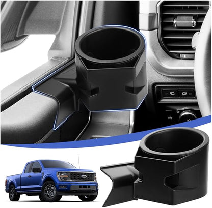 Autorder Car Door Cup Holder for 2021-2025 2026 Ford F-150 F150 Accessories Cup Holder Expander with Card Slot Anti-Shake&Noiseless Drink Holder Insert for Car Daily Driving by Autorder
