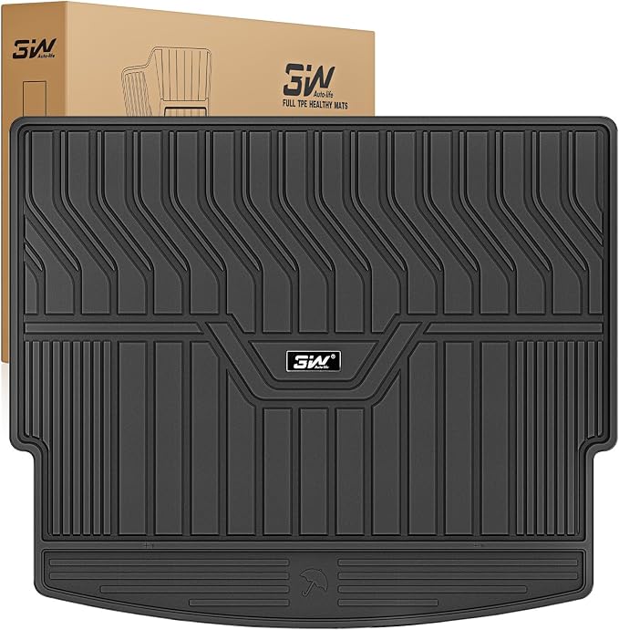 3W Cargo Mat for 2021-2026 Nissan Rogue S/SL/SV/Platinum (NOT for Sport) | NOT for Rogue Sport, Max Surface Coverage, All Weather, Heavy Duty Mats, Easy Installation, Safety by 3W