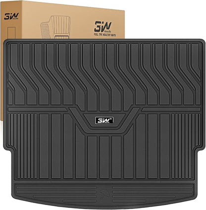 3W Cargo Mat for 2021-2026 Nissan Rogue S/SL/SV/Platinum (NOT for Sport) | NOT for Rogue Sport, Max Surface Coverage, All Weather, Heavy Duty Mats, Easy Installation, Safety by 3W