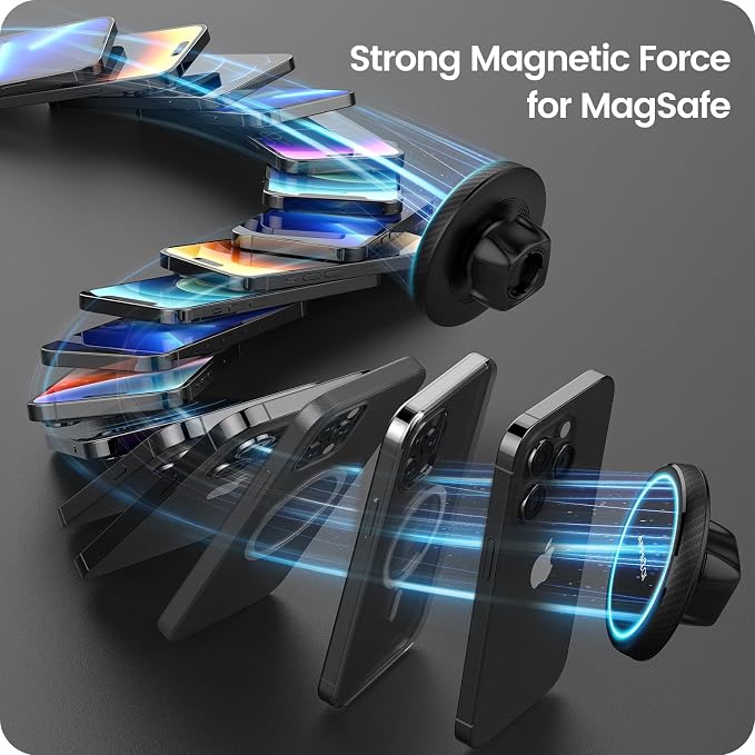 APPS2Car Magnetic Car Mount for MagSafe, Dashboard and Windshield Holder | Adjustable Telescopic Arm for Optimal Viewing - Image 3