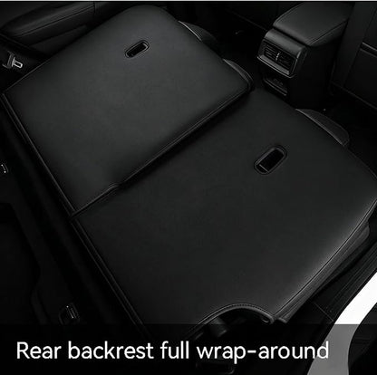 CocheFamilia CRV Seat Covers Custom Fit for Honda CRV 2023 2024 2025 2026 Leather Car Seat Cover Full Set for Trucks SUV,Waterproof Car Seat Cushion,Faux Leather (Black) - Image 5