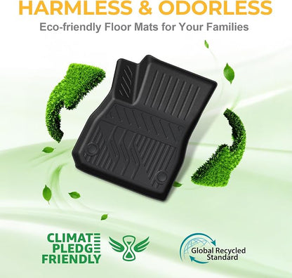 Floor Mats for 2021-2026 Toyota Sienna 7-Seat Accessories | w/ Spare Tire, Full-Coverage Set with Cargo Liner, Odorless TPE, All-Weather Protection, 3D Laser Fit, No Trimming Required - Image 5