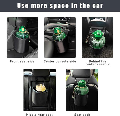 Car Seat Side Large Cup Holder, Waterproof Cup Holder Expander Adapter Bag, Multifunctional Hanging Storage Organizer for Drink Water Bottle, Essential Road Trip Car Accessories - Image 4