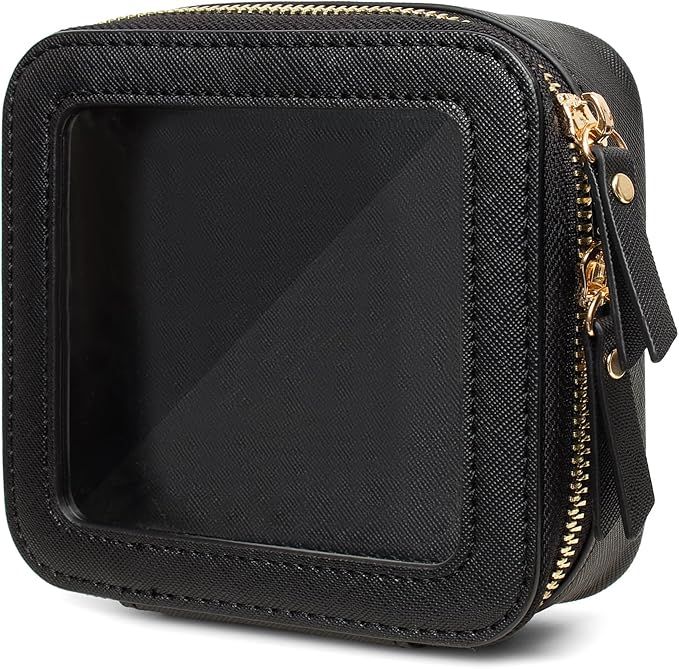 Travel Clear Makeup Bag Set, TSA Approved Cosmetic Bag Case with Zipper Portable Makeup Pouch Toiletry Bag Traveling Cosmetic Organizer Storage Bag Car Organizer Car Essentials by FFpaw
