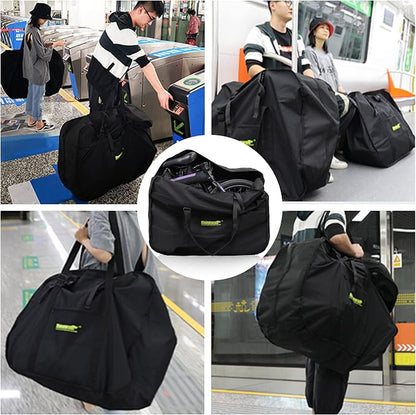 Rhinowalk 20/26inch Folding Bike Bag Waterproof Biycle Travel Case Carrying Case Outdoors Bike Transport Bag for Car Train Air Travel - Image 4