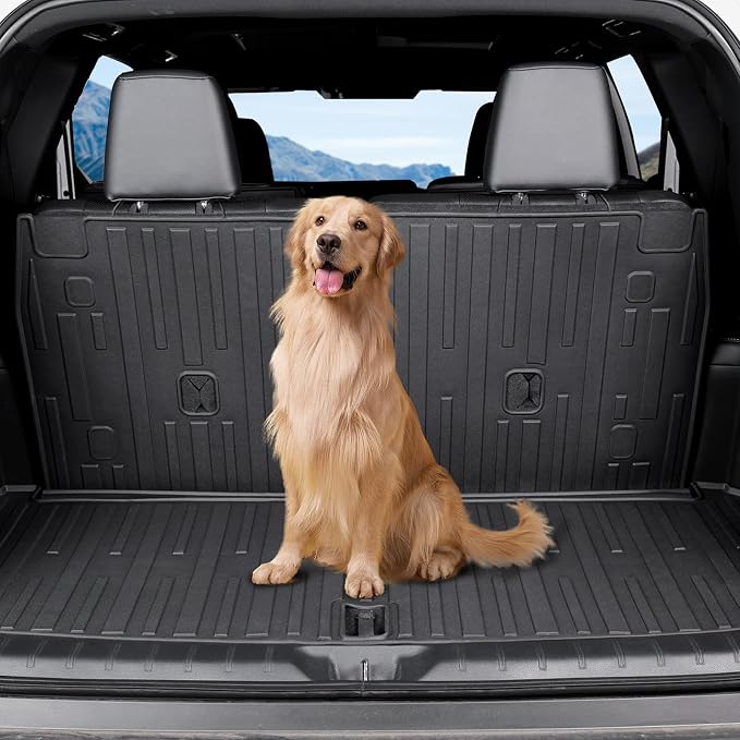 Cargo Mat for Lexus TX 350/500h/550h+ 2024-2026 w/Subwoofer | One-Piece Cargo Liner & Rear Seat Back Protector, All Weather TPE, Non Slip & Odorless & Scratch Proof, TX350 Accessories - Image 6