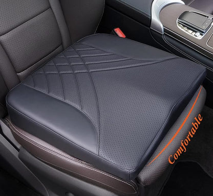 kingphenix Memory Foam Car Seat Cushion for Driving Comfort and Office Use | Coccyx and Lower Back Pressure Relief, Non-Slip Seat Cushion for Cars, Trucks, SUVs, Long Drives and Office Chairs, Black by kingphenix