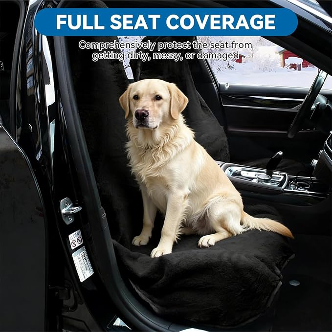 Waterproof Towel Car Seat Cover - Sweat-Wicking Post-Workout Seat Protector for Athletes, Gym, Yoga, Beach - Non-Slip, Machine Washable, Universal Fit Front Seat Mat - Image 5