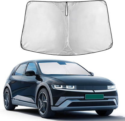 Autovir Windshield Sun Shade Fit for 2022-2024 2025 2026 Hyundai Ioniq5 | Sunshade, Front Car Window Shades Sun Visor, Blocks UV Rays & Heat, Car Accessories by Autovir