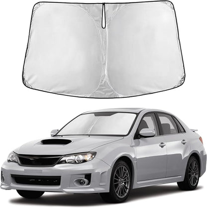 Autovir Windshield Sun Shade Fit for 2008-2015 Subaru Impreza WRX/WRX Sti | Sunshade, Front Car Window Shades Sun Visor, Blocks UV Rays & Heat, Car Accessories by Autovir