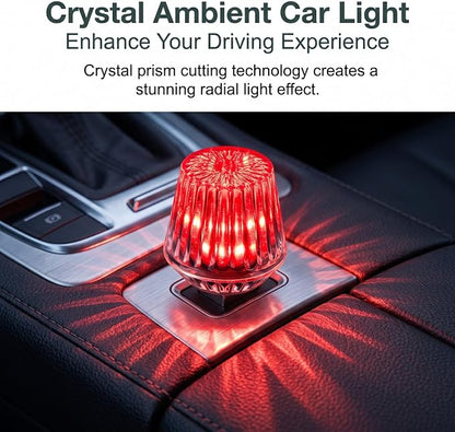 Mini USB LED Car Ambient Light, USB LED Car Interior Atmosphere Lamp, Universal for Vehicle, Bedroom, Hallway, Camping (Red) - Image 4